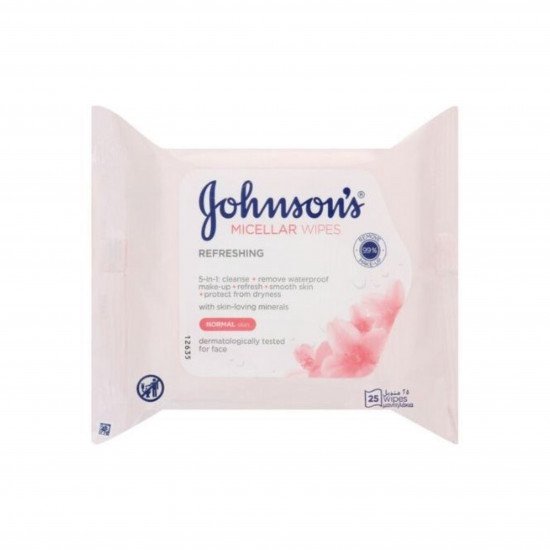 مناديل جونسون ديلي اسنشيالز للوجه - عادية