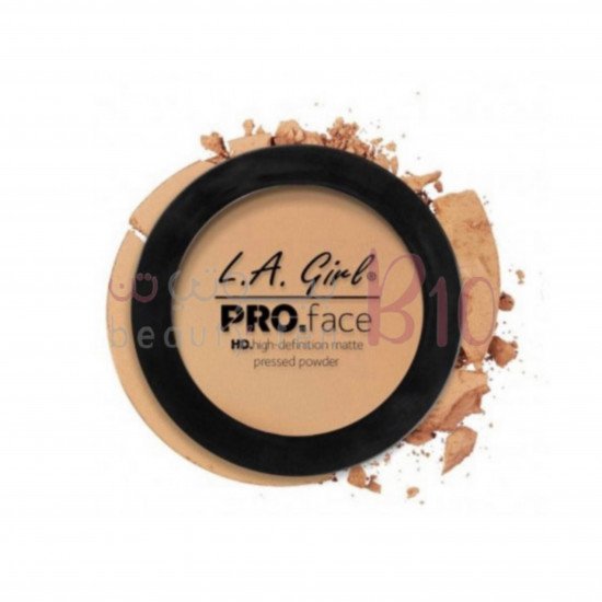 بودرة مضغوطة برو فيس عالية الدقة غير لامعة من إل.إيه جيرل عسلي ناعم بودرة مضغوطة برو فيس عالية الدقة غير لامعة من إل.إيه جيرل عسلي ناعم