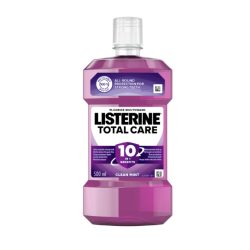 Listerine Total Care Mouthwash, Refreshing Mint, 500 ml