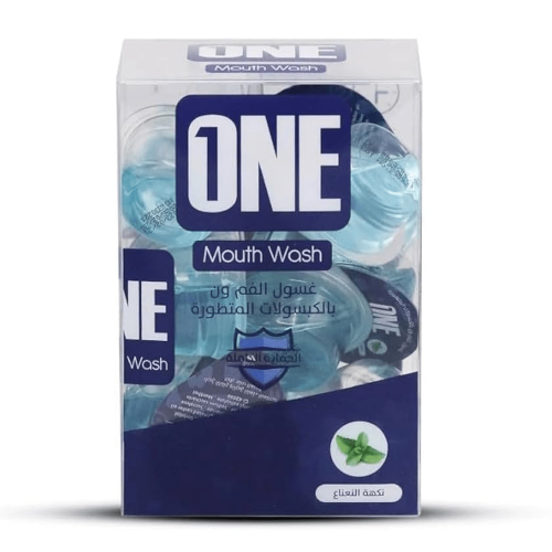 ون غسول الفم بالكبسولات المتطورة بنكهة النعناع - 20 كبسولة x15مل ون غسول الفم بالكبسولات المتطورة بنكهة النعناع - 20 كبسولة x15مل