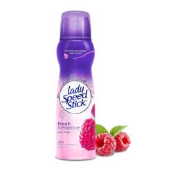 Lady Speed Steak Fresh Essence Deodorant &amp; Antiperspirant Spray - 150ml, Raspberry Scent