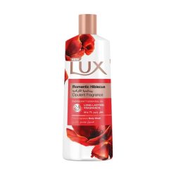 لوكس غسول جسم عطري رومانسية الكركديه لعطر يدوم 24 ساعة 500 مل