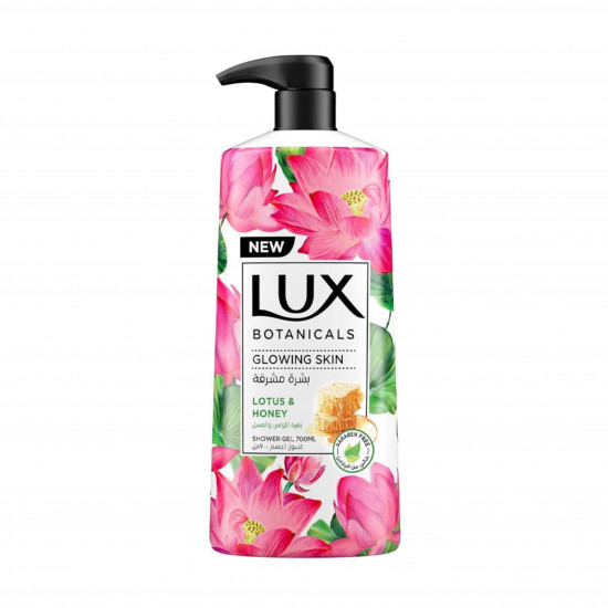 غسول جسم لبشرة مشرقة بوتانيكلز بزهرة اللوتس والعسل من لوكس 700مل