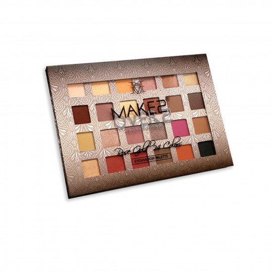 مجموعة ظلال العيون روز قولد 24 لون من ميك اوفر 22 - M1702