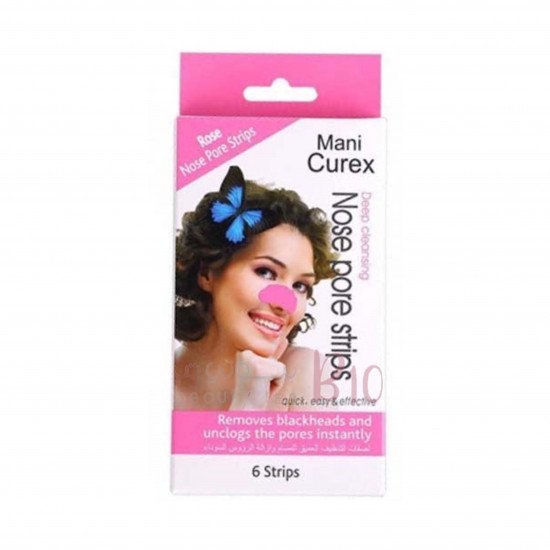 ماني كوريكس لصقات لتنظيف العميق وإزالة الروؤس السوداء - 6 لصقات