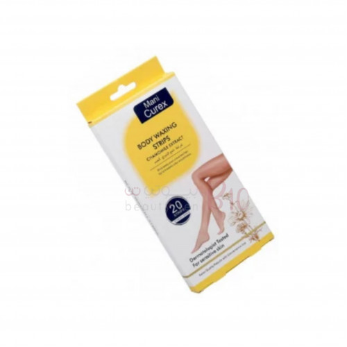 ماني كوريكس شرائح شمع لإزالة الشعر بخلاصة البابونج - 20شريحة
