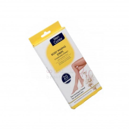 ماني كوريكس شرائح شمع لإزالة الشعر بخلاصة البابونج - 20شريحة ماني كوريكس شرائح شمع لإزالة الشعر بخلاصة البابونج - 20شريحة