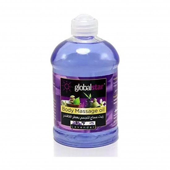 جلوبال ستار زيت المساج وبعد الشمع برائحة اللافندر 2*1 - 500 مل