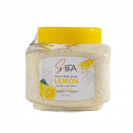 مقشر للوجه والجسم بالليمون من شفا - 500مل مقشر للوجه والجسم بالليمون من شفا - 500مل