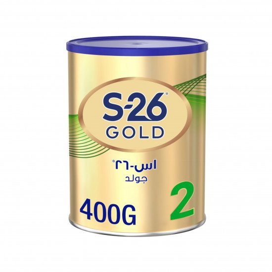 حليب الأطفال الذهبي 2 لمرحلة s-26 للأطفال 400جم حليب الأطفال الذهبي 2 لمرحلة s-26 للأطفال 400جم