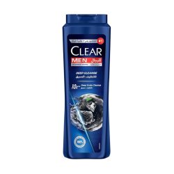 Clear Deep Clean Anti-Dandruff Shampoo with Activated Charcoal and Mint for Men