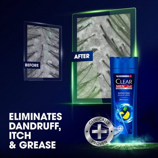 كلير شاور فريش شامبو مقاوم للقشرة للرجال، 400 مل