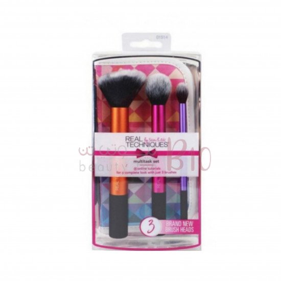 مجموعة فرش مكياج كابوكي من ريل تكنيك متعددة المهام 4قطع