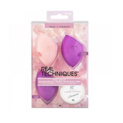 Real Technic Blend + Glu Face Sponge Set - 4 Pieces