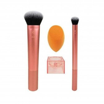 مجموعة فرش الوجه الأساسية التميت من ريل تكنيك - 3 قطع مجموعة فرش الوجه الأساسية التميت من ريل تكنيك - 3 قطع