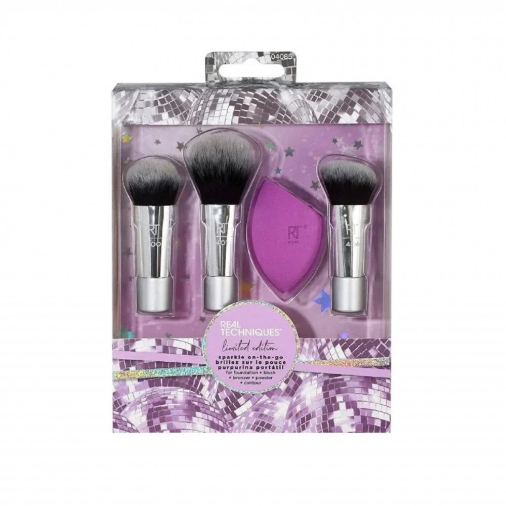 مجموعة فرش واسفنجة ريل تكنيك – 4 قطع