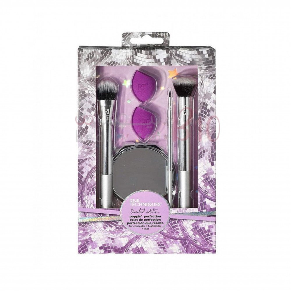 مجموعة فرش واسفنجة ريل تكنيك - 6 قطع