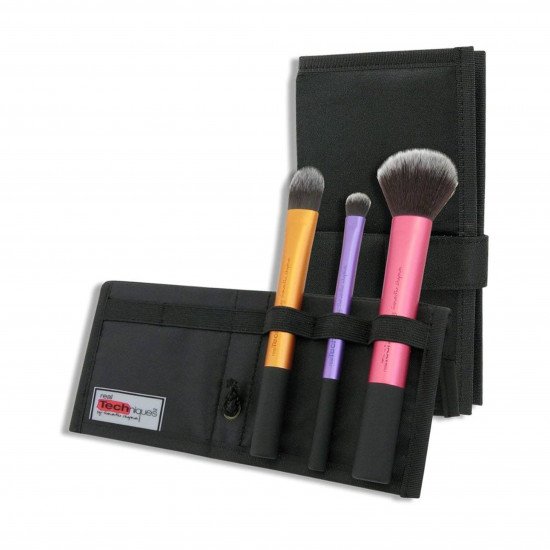 مجموعة الفرش الاساسية للسفر من ريل تكنيك - 3 فرش