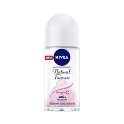 Nivea Naturals Fairness Roll On Deodorant With Vitamin C - 50 ml