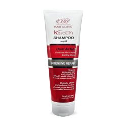 EVA Hair Clinic Keratin Shampoo for Intensive Dual Action Repair 230ml