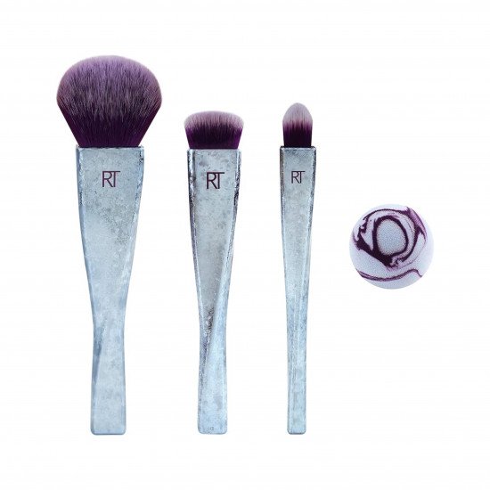 مجموعة فرش مكياج ليميتد اديشن برش كرش من ريل تكنيك - 4 قطع