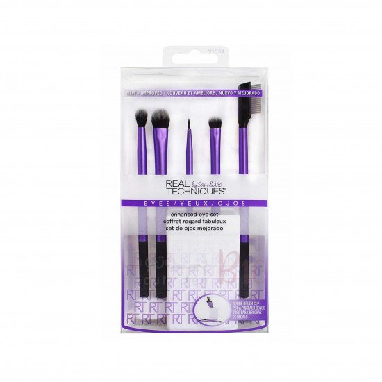 مجموعة فرش معززة للعيون من ريل تكنيك - 5 قطع مجموعة فرش معززة للعيون من ريل تكنيك - 5 قطع