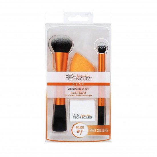 مجموعة فرش الوجه الأساسية التميت من ريل تكنيك - 3 قطع