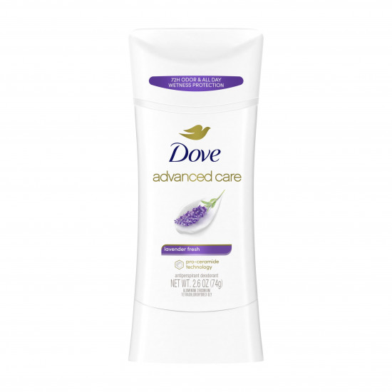 مزيل عرق دوف أدفانسد كير برائحة اللافندر المنعش، 2.6 أونصة مزيل عرق دوف أدفانسد كير برائحة اللافندر المنعش، 2.6 أونصة