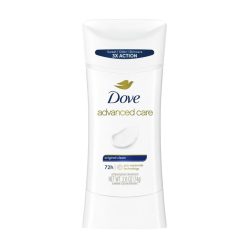 Dove Advanced Care Antiperspirant Deodorant Stick for Women Original Clean, 2.6 oz
