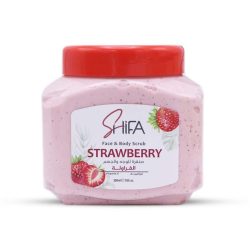 Shifa Face &amp; Body Scrub with Strawberry - 300 ml
