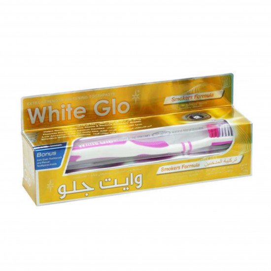 معجون أسنان وايت جلو، خيار خاص لتبييض الأسنان للمدخنين 150 جرام معجون أسنان وايت جلو، خيار خاص لتبييض الأسنان للمدخنين 150 جرام