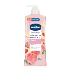 Vaseline Healthy Bright Super Food Fresh Location with Vitamin C and Peach 320 ml