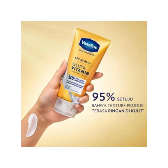 سيروم واقي من الشمس بعامل حماية من الشمس SPF30 PA+وجلوتا فيتامين من فازلين- 180مل