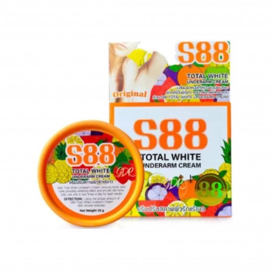 كريم تفتيح الإبط S88 توتال وايت، 35 جرام كريم تفتيح الإبط S88 توتال وايت، 35 جرام