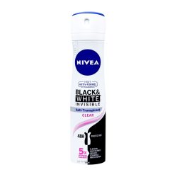 Nivea Black and White Spray for Women Deodorant - 150 ml
