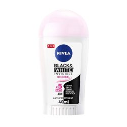 NIVEA Antiperspirant Stick For Women, Black &amp; White Invisible Protection Original, 40ml