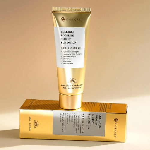 لوشن الحماية من الشمس كي سيكريت كولاجين بوستينج سيكريت بعامل حماية من الشمس +50 - 60 مل لوشن الحماية من الشمس كي سيكريت كولاجين بوستينج سيكريت بعامل حماية من الشمس +50 - 60 مل