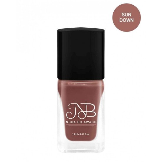 طلاء اظافر  من نورة بو عوض لون- صن داون