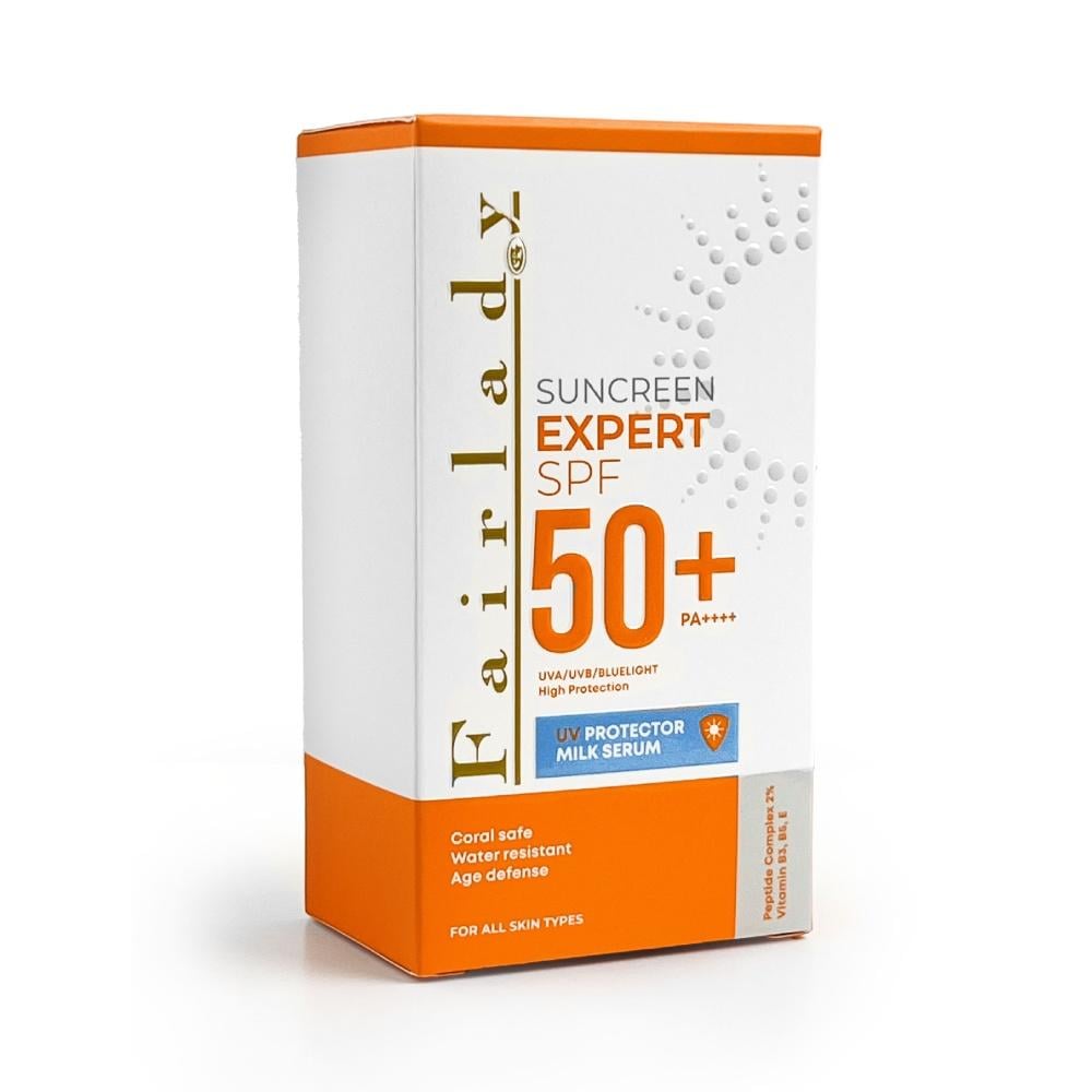 واقي شمس سائل للأشعة فوق البنفسجية بخلاصة الحليب SPF 50+ من فيرليدي - 50مل