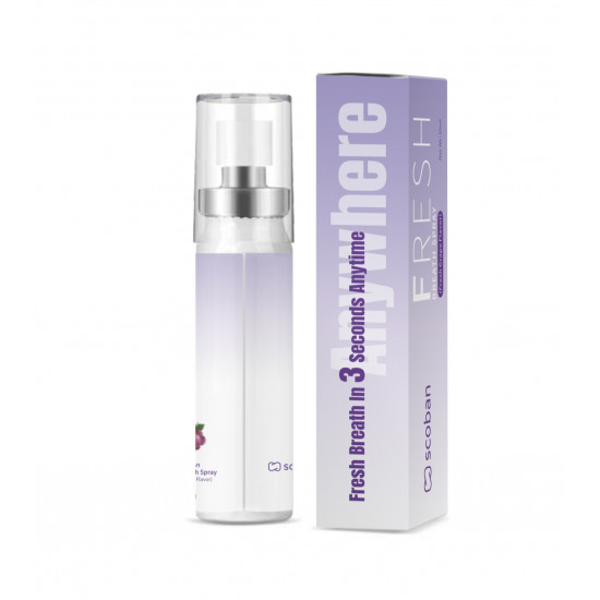 بخاخ سكوبان بنكهة العنب المنعش للنفس 20مل