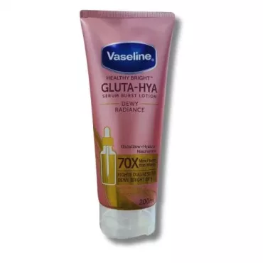 لوشن جلوتا هيا بيرست اشراقه ندية بالنياسيناميد من فازلين - 200 مل لوشن جلوتا هيا بيرست اشراقه ندية بالنياسيناميد من فازلين - 200 مل