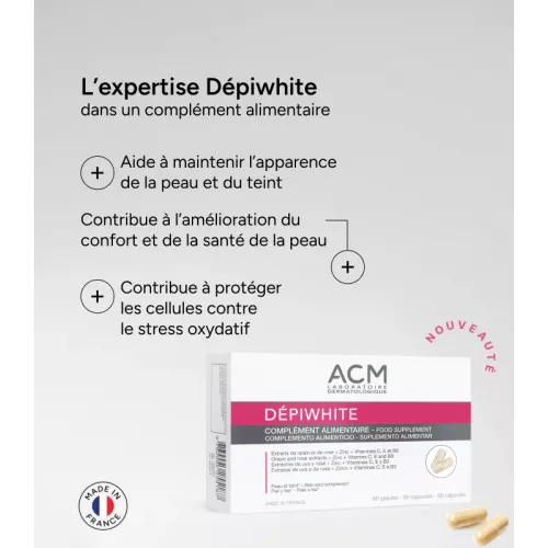  مكمل غذائي ديبي وايت من أي سي إم 60 كبسولة