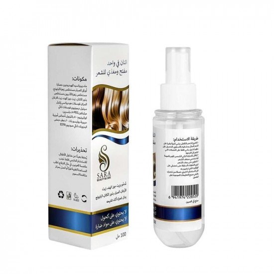 بخاخ تفتيح الشعر بزيت جوز الهند والارقان من سارة بيوتي 100 مل