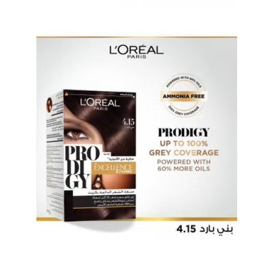 لوريال باريس صبغة بروديجي بني بارد 4.15