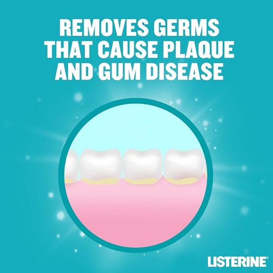 ليسترين غسول فم مطهر بالنعناع المنعش 250مل ليسترين غسول فم مطهر بالنعناع المنعش 250مل