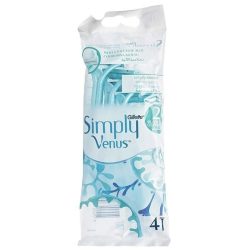 Gillette Simple Venus 2 Single Use Blades – 4 Pieces