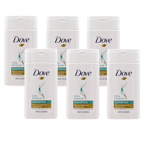 عرض شامبو الترطيب اليومي من دوف 50 مل * 6 