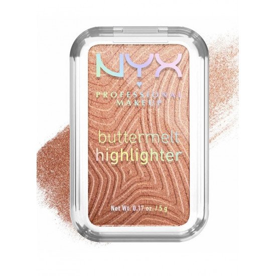 بودرة هايلايتر من بوتيرميلت، مقاومة للبهتان ، لون برونزي 35 من نيكس بودرة هايلايتر من بوتيرميلت، مقاومة للبهتان ، لون برونزي 35 من نيكس