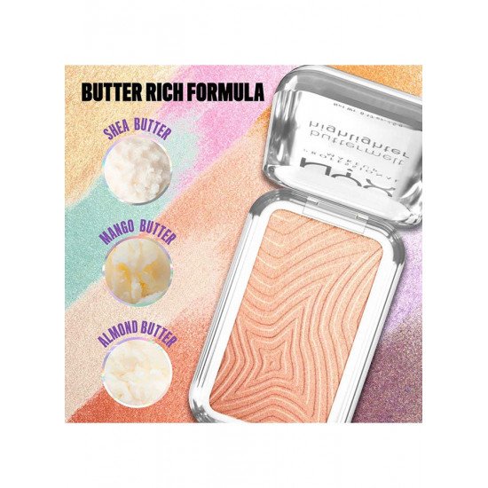 بودرة هايلايتر من بوتيرميلت، مقاومة للبهتان ، لون زبده 10 من نيكس بودرة هايلايتر من بوتيرميلت، مقاومة للبهتان ، لون زبده 10 من نيكس