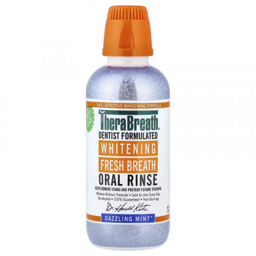 غسول الفم بالنعناع المبيض من ثيرابريث - 473 مل